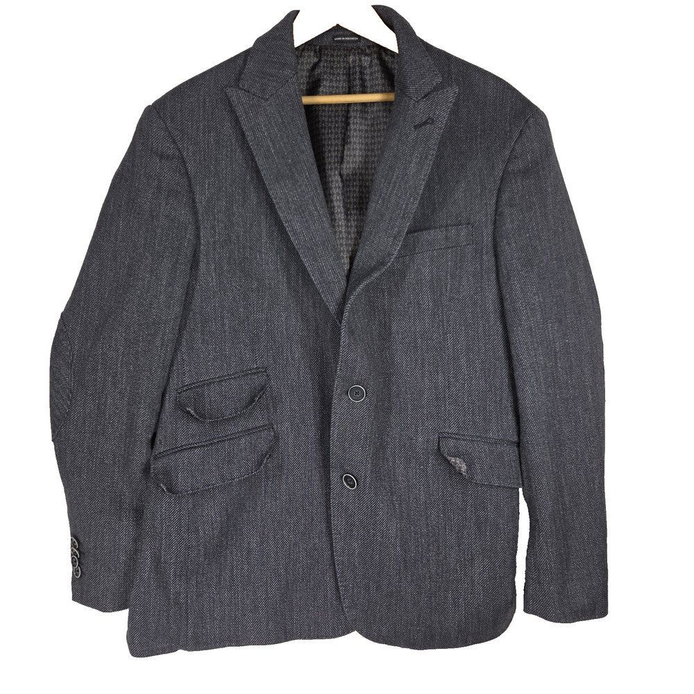 Joseph Abboud Sport Coat Blazer Jacket Mens Gray 42 Gray Slim Fit Business Work